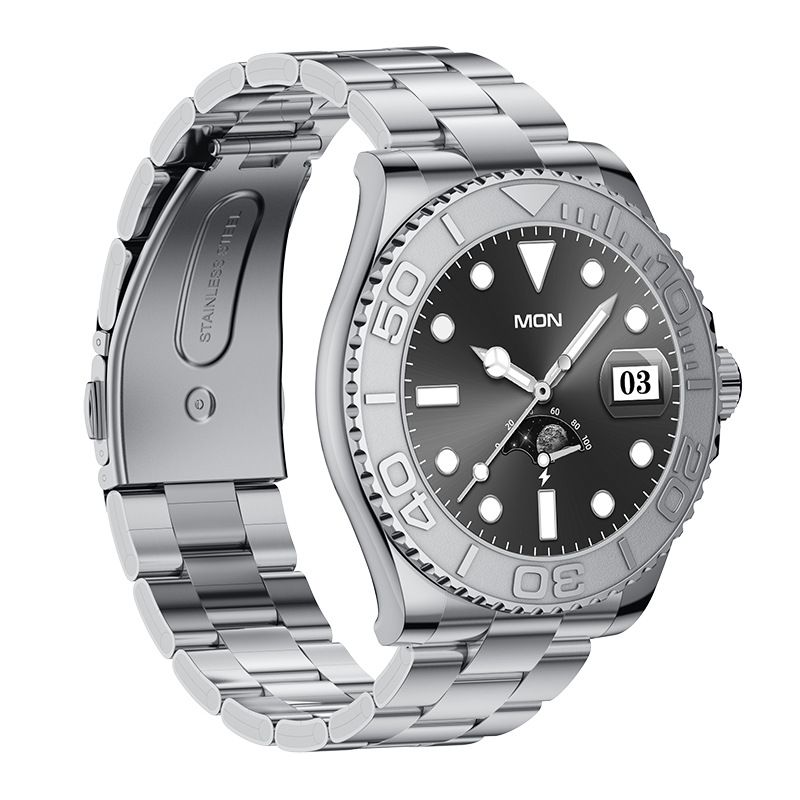Montre connectée AW46 avec fréquence cardiaque, Bluetooth, cadran d'appel, comptage des pas, montre de sport, bracelet intelligent_voghion.com