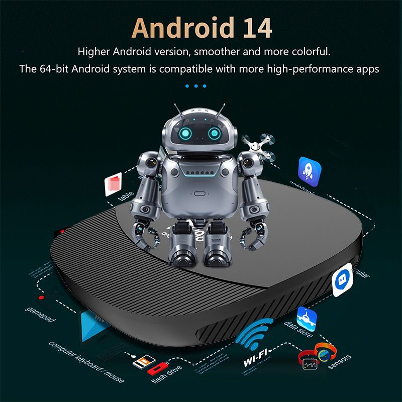 TV98 ATV MAX+ Set-Top Allwinner H313 Android 14 8K BOX Bluetooth TV Box_voghion.com