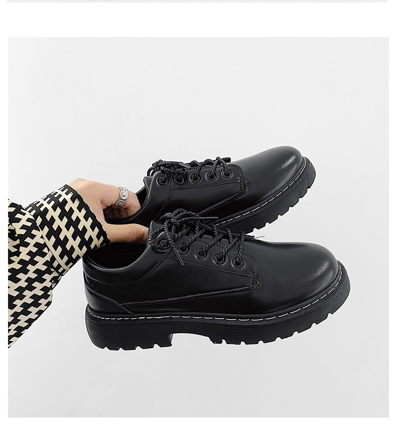 Men's Shoes High Quality Leather Shoes Men's Shoes Derby Spring New Business Low Top Small Leather Shoes Youth Casual Shoes Shoes_voghion.com