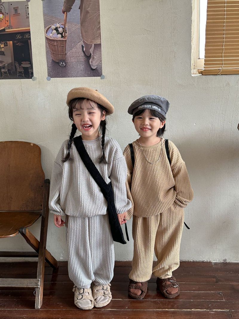 Traje de otoño para niños Prendas de punto para niñas Sudadera con capucha deportiva para niños Ropa de bebé de ocio para primavera y otoño_voghion.com