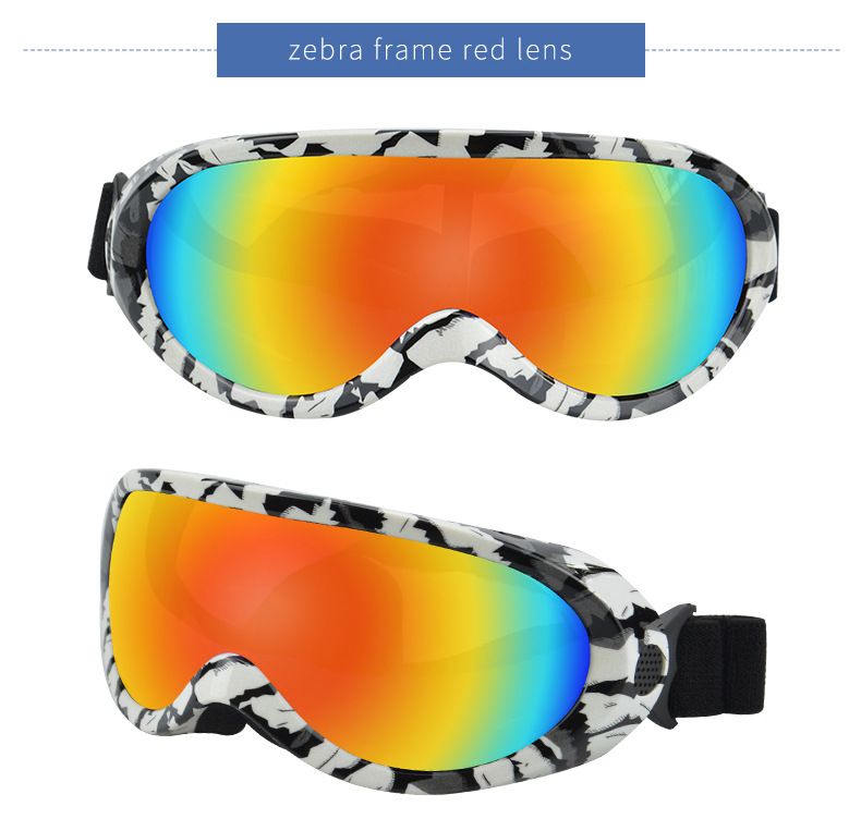 Adult single-layer ski with REVO coating for UV protection and snow blind skiing goggles_voghion.com