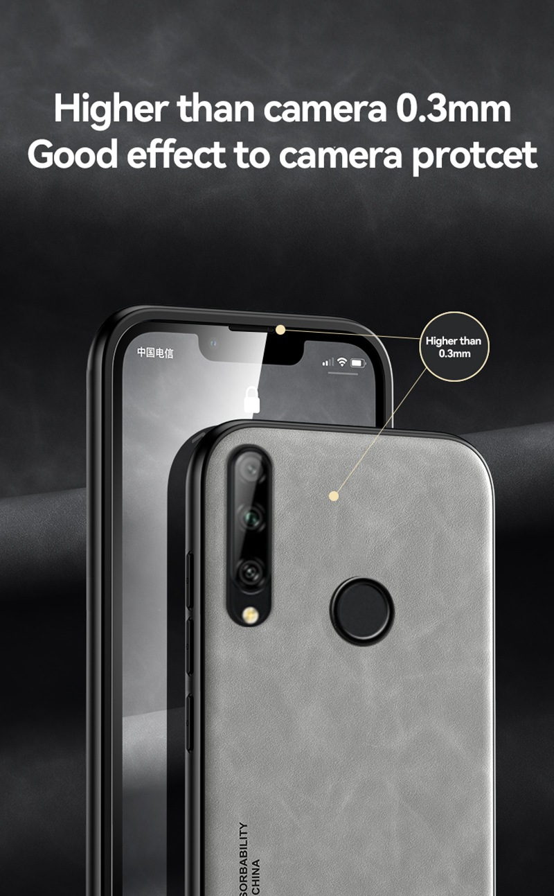 Luxury Leather Case For Huawei Y9S Y9 Prime P Smart Z Pro Plus 2019 Cover Matte Silicone Phone Case For Honor 9X Pro 20i_voghion.com