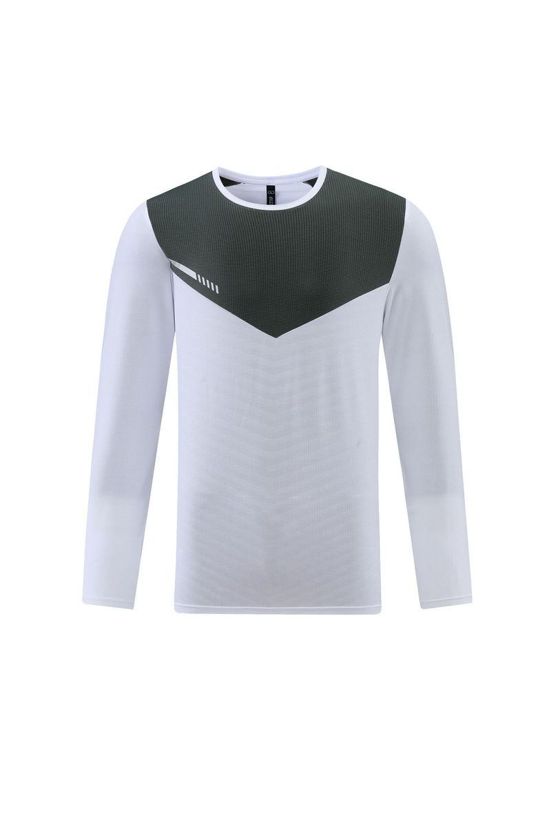 Nouveaux vêtements décontractés à manches longues pour hommes, à séchage rapide, avec bandes réfléchissantes respirantes et absorbant la transpiration_voghion.com