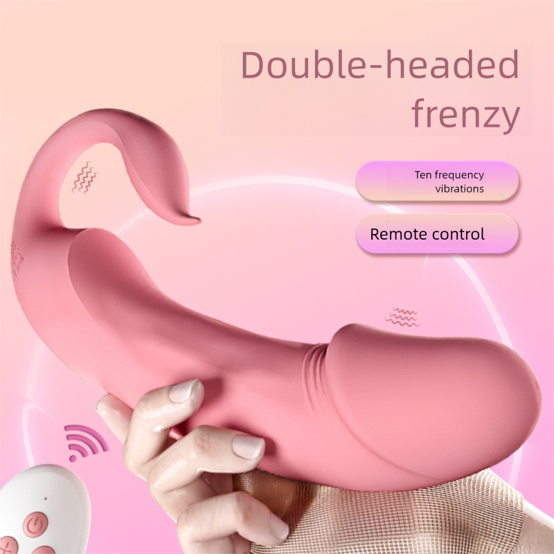 Wearable Vibrating Egg Realistic Dildo Couple Resonance Massager Female Masturbator G-Spot Stimulation Back_voghion.com