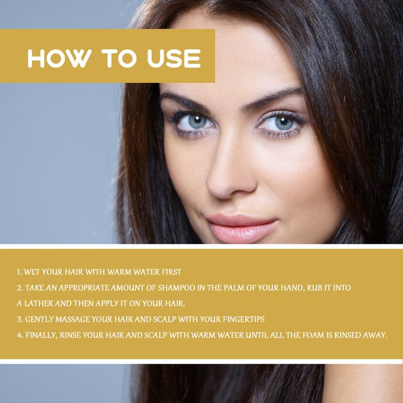 Hoegoa Shampoo Repair Black Scalp Moisturizes, Softens, and Cleans Hair_voghion.com