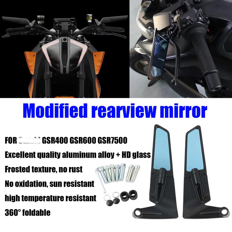 FO GSR400 GSR600 GSR750 Motorrad Spiegel Wind Flügel seite Rückspiegel umkehr Motorrad Zubehör_voghion.com