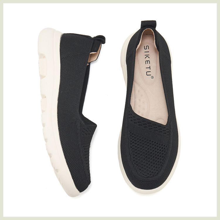 K6016-2 Neue 2025 Echtes Leder Herbst Winter Licht Kissen Nicht-slip Runde Kappe Atmungsaktive Mama Schuhe Für Frauen_voghion.com