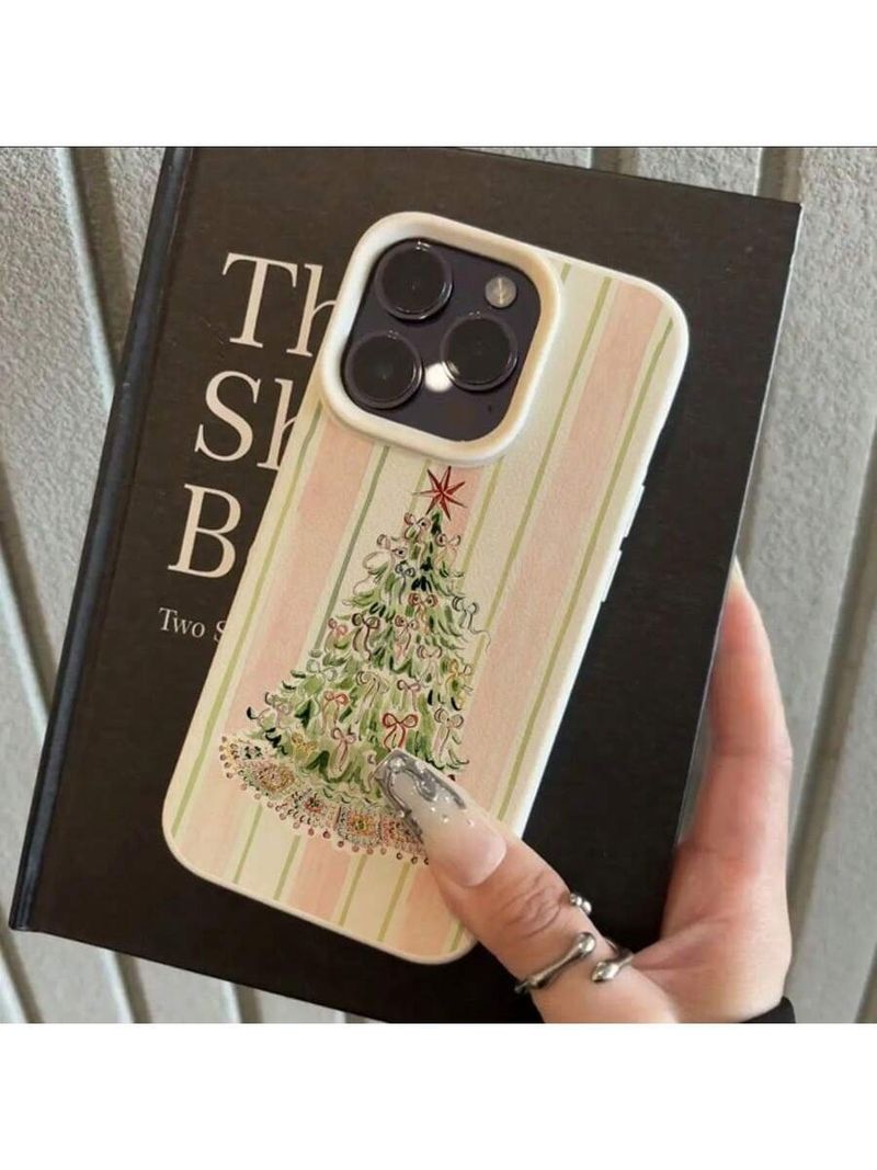 50704555550<=3 Various Christmas Tree Compatible 17 16 Phone Case 15 Pro Leather Texture 14 Cross-Border 13 Holiday_voghion.com