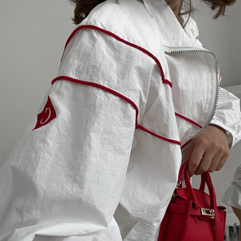 Femeii de vară casual costum lejer cu mânecă lungă cu fermoar Cardigan jachetă legată frânghie pantaloni scurți cu picior larg set_voghion.com