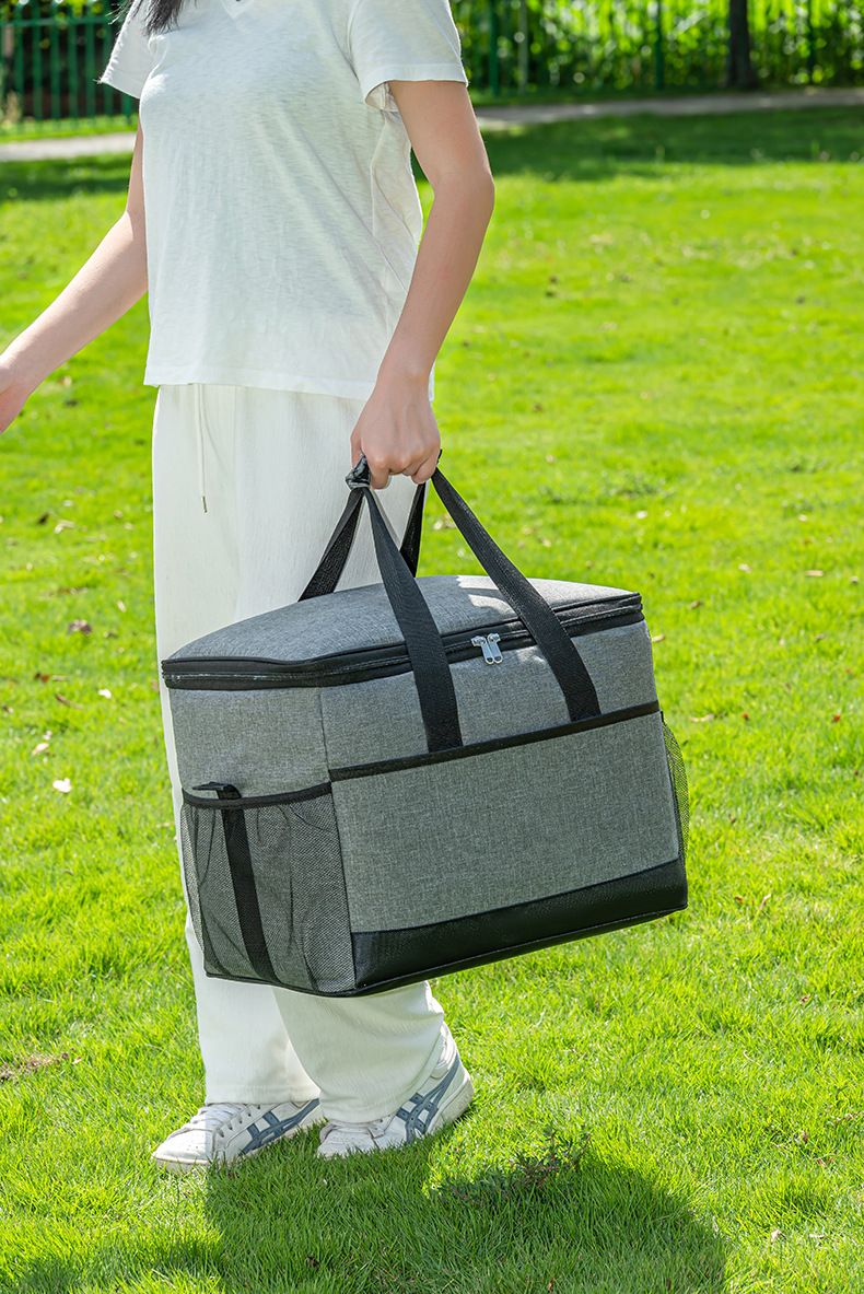 45-l-Isoliertasche, große Picknicktasche für den Außenbereich, wasserdichter Eisbeutel aus Oxford-Stoff, verdickte Auto-Isoliertasche_voghion.com