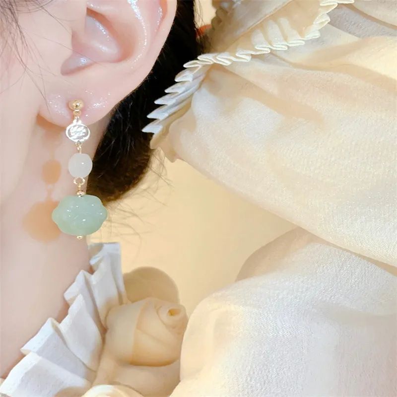 2024 Super Hot Nuovo Con Nappa Lunga Stile Cinese E Accessori Donna, Adatto Per Orecchini Estivi_voghion.com