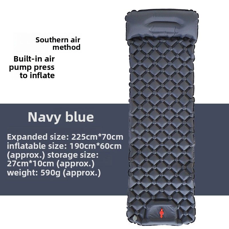 Thickened Outdoor Foldable Portable Tent Nap Ground Moisture-Proof Single Double Egg Nest Inflatable Mat_voghion.com