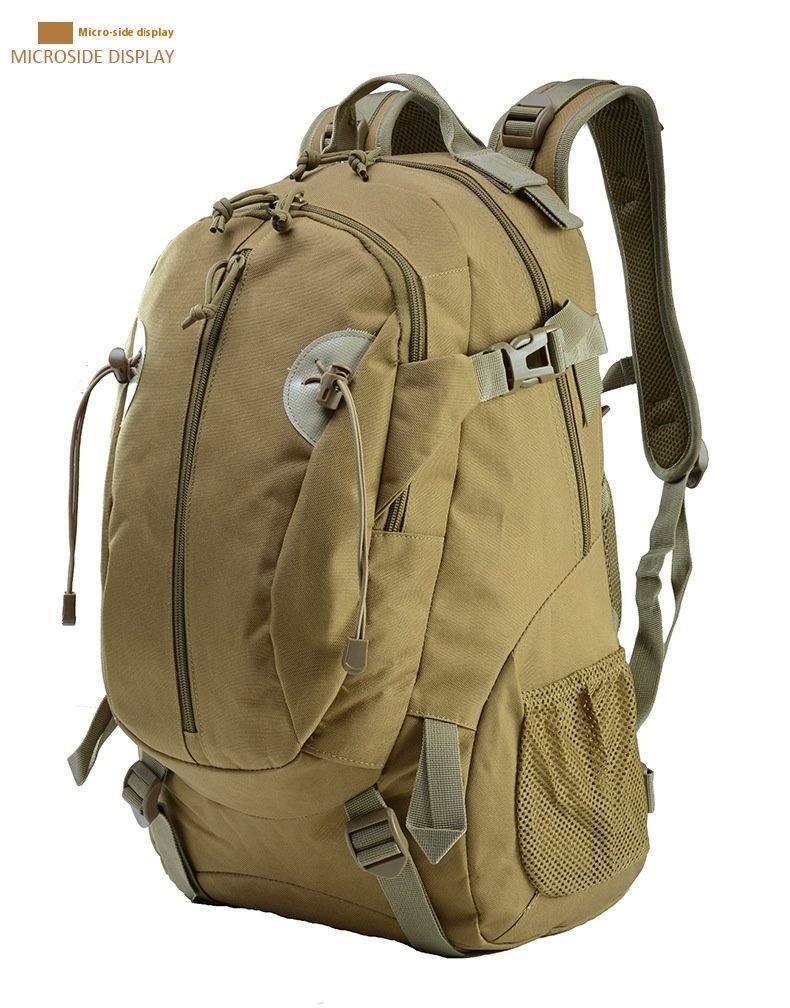 Mochila militar para viajes de ocio para hombre, mochila táctica de camuflaje de gran capacidad para senderismo y montañismo al aire libre_voghion.com