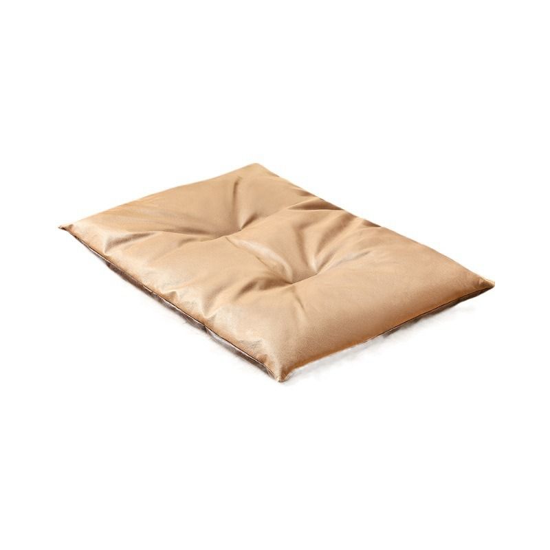Summer Cool Dog Double-Sided Leather Feel Tech Fabric Bed Bite-Resistant Urine-Resistant Cat Nest Color-Block Pet_voghion.com