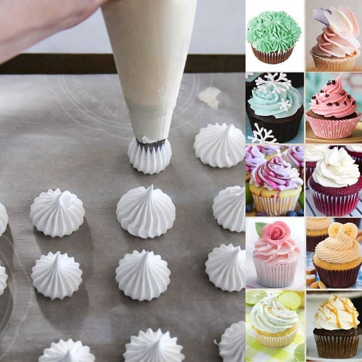 Stainless Steel Cake Nozzle Set - Extra Large Seamless, Korean Cream Decorating, EU Baking Tools Professional_voghion.com