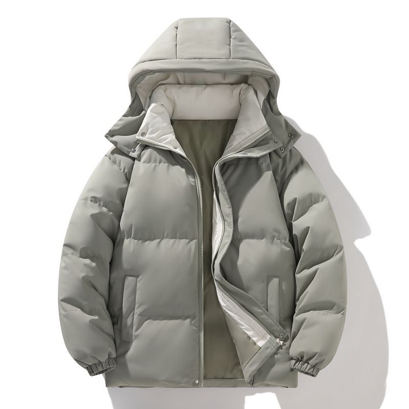 Giacca da uomo con un tocco di alta qualità, cappotto invernale, marchio alla moda, giacca in cotone con cappuccio calda e spessa, può essere aperta_voghion.com