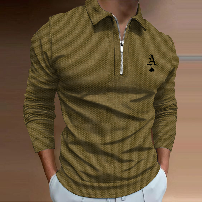 Muška ulična odjeća 3D printana polo majica dugih rukava proljetna i ljetna moda sportska odjeća muška moda_voghion.com
