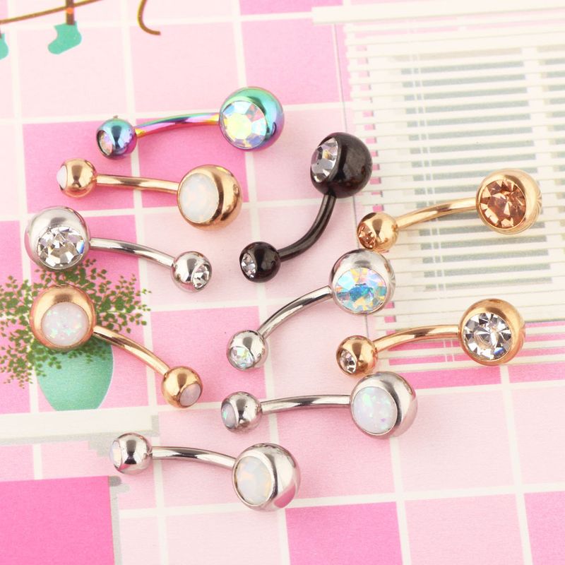 explosions 10-piece set belly button ring set belly button nail belly button puncture jewelry_voghion.com