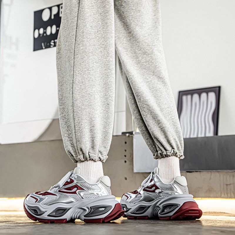 Scarpe da ginnastica estive traspiranti in rete, stile designer di lusso leggero 2025, scarpe da lavoro vintage alla moda per papà e studenti._voghion.com