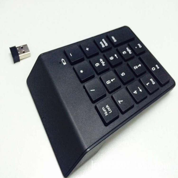 Teclado numérico inalámbrico para portátil, pequeño, con USB, con caja registradora y teclado financiero._voghion.com