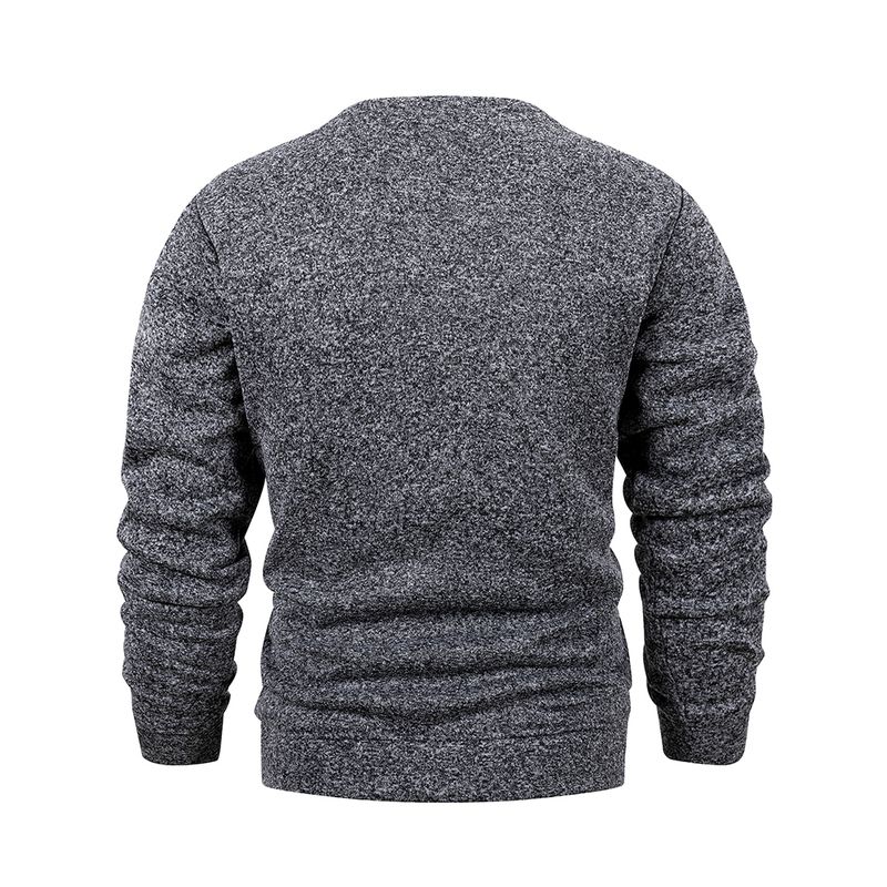 Maglioni a maniche lunghe da uomo, girocollo, basic, autunnali, caldi, da strada, da jogging, casual, larghi, con cappuccio_voghion.com