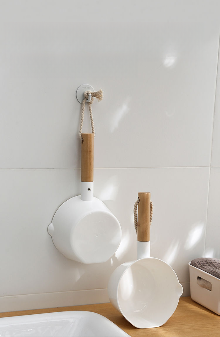 Japanischen Stil Küche Spezielle Haushalt Verdickt Lange Griff Scoop Lebensmittel Grade Hohe Temperatur Beständig Vertieft_voghion.com