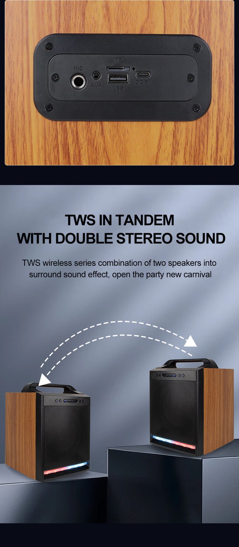 ZQS8170 Square Dance Audio Bluetooth Lautsprecher K Singer Lift Tragbares Mikrofon_voghion.com
