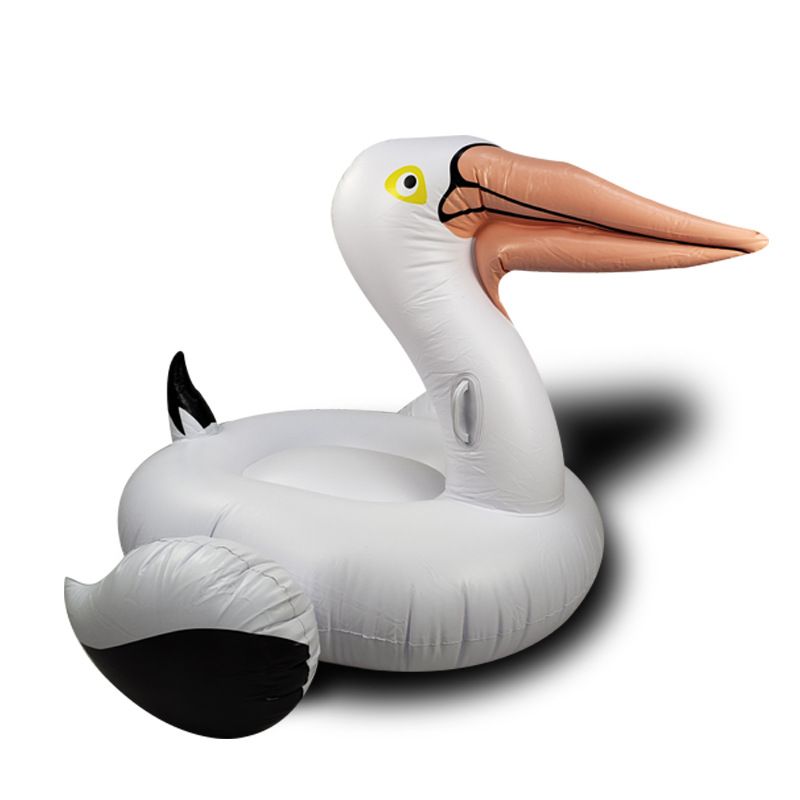 Aufblasbarer Langschnabelvogel-Pool-Schwimmring – Aufsitztier-Schwimmring für Erwachsene und Kinder (150 cm, strapazierfähiges PVC, bequemer Sitz, unverzichtbarer Sommerspaß)_voghion.com