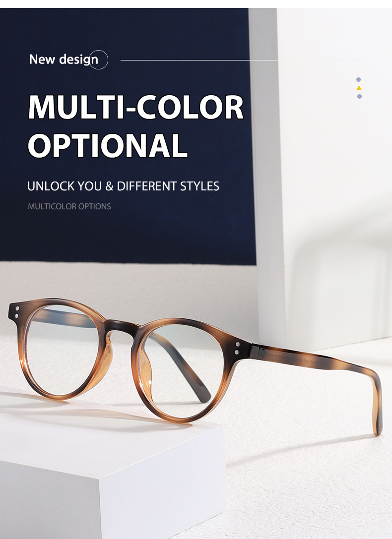 Retro klasszikus rizs köröm szemüveg Blu-ray védelemmel, lapos, könnyű kerettel, férfi és női ovális PC nagykereskedelmi teknőspáncél_voghion.com