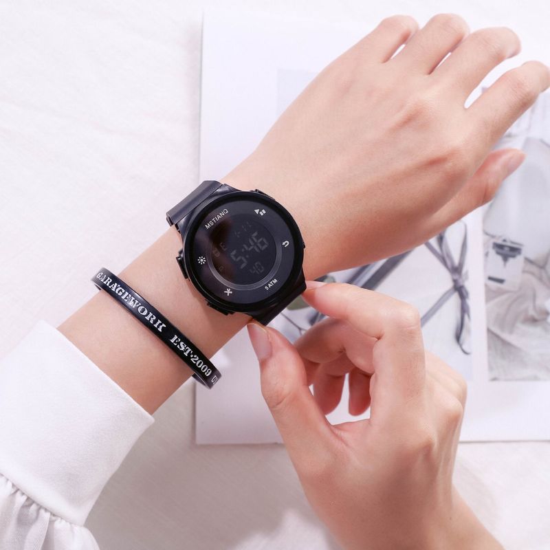 Orologi alla moda per bambini Orologi elettronici per bambini Ragazzi e ragazze Semplice sveglia per studenti delle scuole medie Orologio elettronico luminoso_voghion.com