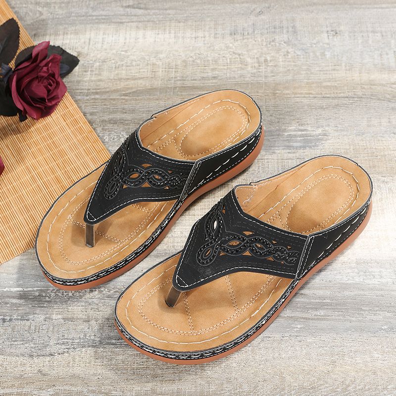 2025 Sommer Nye Store Hule Vand Diamant Tykke Bund Cool Tøfler Til Kvinder_voghion.com