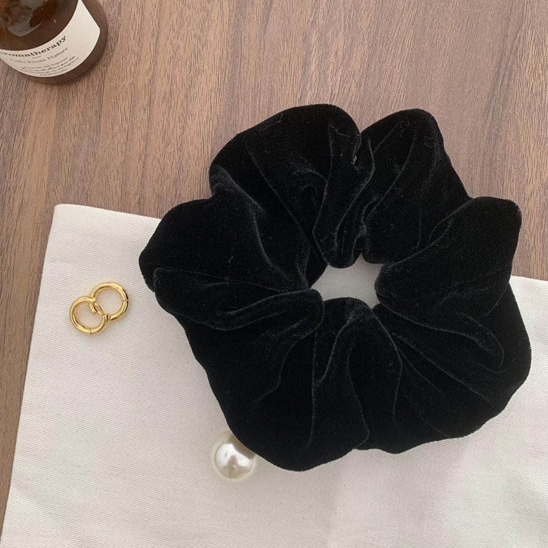 Oh Mo ~ il senso avanzato della vera seta! Anello per capelli con perle, copricapo, anello a salsiccia, elastico per capelli, accessori per capelli, acconciatura posteriore, corda per capelli, Corea del Sud_voghion.com