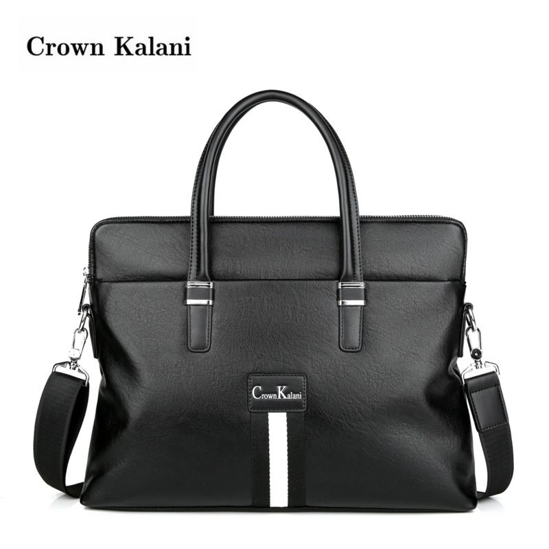 Handbag Horizontal Style Briefcase Business Backpack Single Shoulder Crossbody Laptop Bag Men's Leather_voghion.com