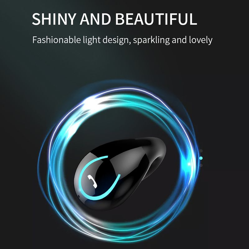 YX08 Drahtlose Bluetooth 5,0 Einzigen Ohr Ohrbügel Headset Kopfhörer mit Mikrofon_voghion.com
