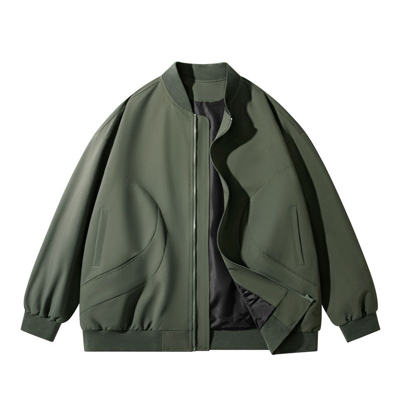 2024 new casual loose versatile jacket for men, middle-aged and elderly, men's autumn_voghion.com