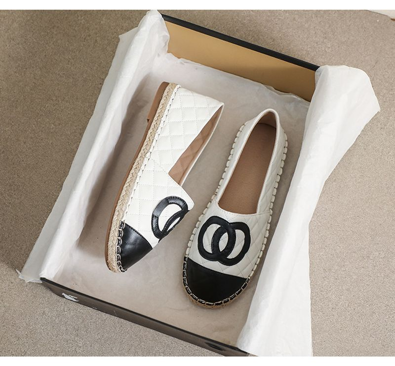 Scarpe da pescatore casual con suola piatta da donna con suola morbida_voghion.com