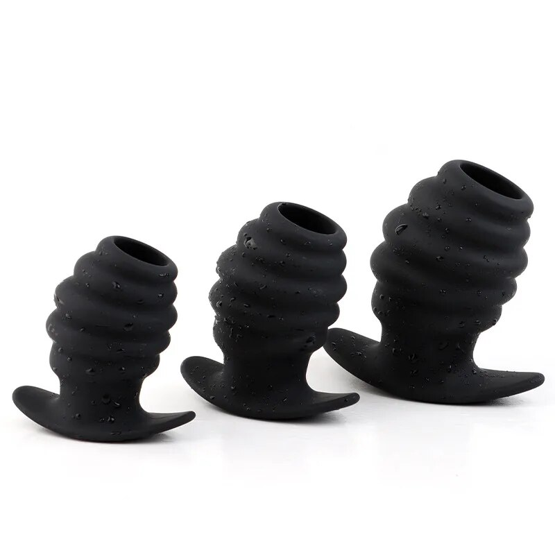 Hollow Con Tappo Speculum Clistere Dilatatore anale Butt Plug Massaggio prostatico Giocattoli adulti del sesso per le donne Uomini Gay Buttplug_voghion.com