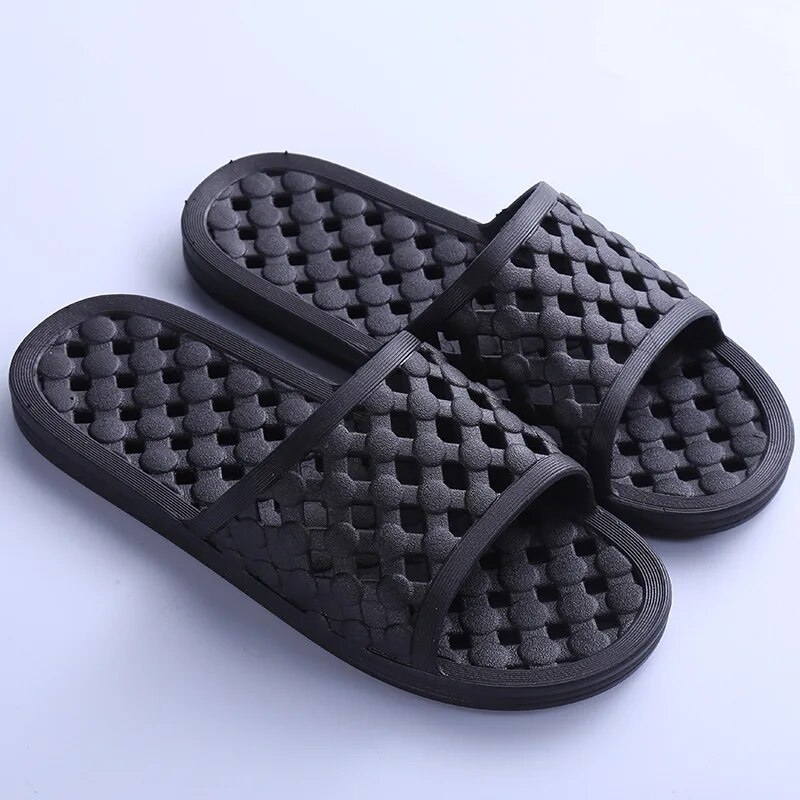 Neue Männer Badezimmer Haus Licht Gewicht Wasser Undicht Frauen Hausschuhe Strand Flip Flop Nicht-slip Pool Schwimmen Schuhe_voghion.com