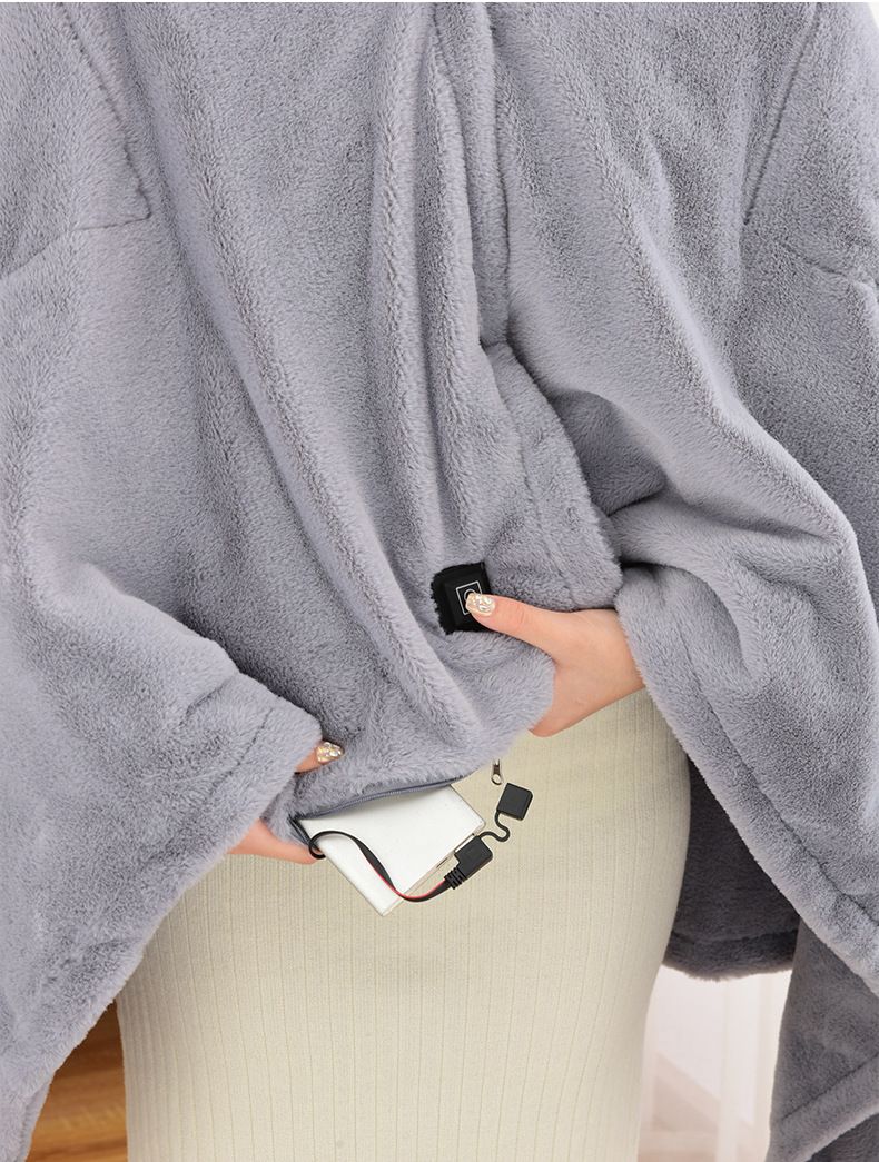 Premium Flannel Electric Heating Blanket With 3 Heat Settings, Fast Warming, Auto Shut-Off – Soft Wool Blend For Back, Neck & Full-Body Comfort_voghion.com