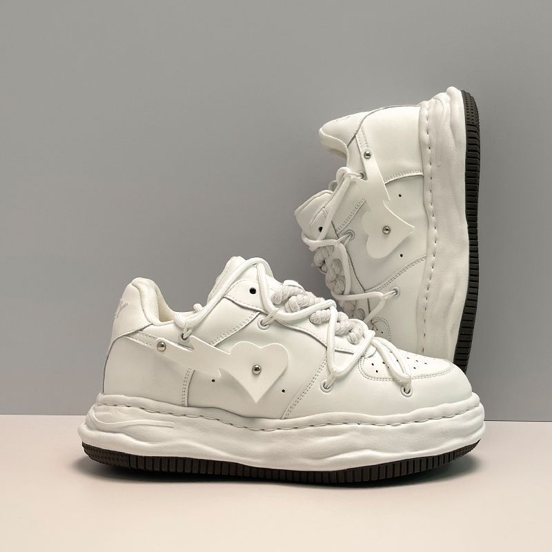 Scarpe casual con aumento interno invisibile e dissoluzione nuove scarpe da tavola bianche per ragazze_voghion.com