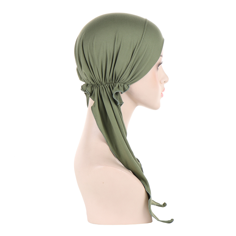 Cappelli da donna Nuovo cappello turbante a tesa larga multicolore Cappello curvo Cappello turbante Cappello da donna musulmano_voghion.com