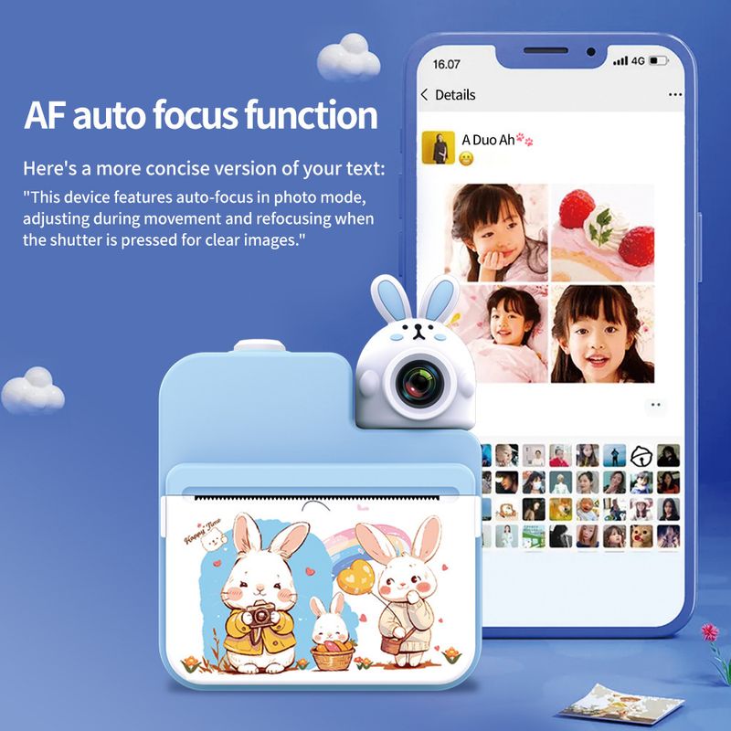 【Alta qualidade】 Nova câmera digital infantil com impressão de alta definição Polaroid_voghion.com