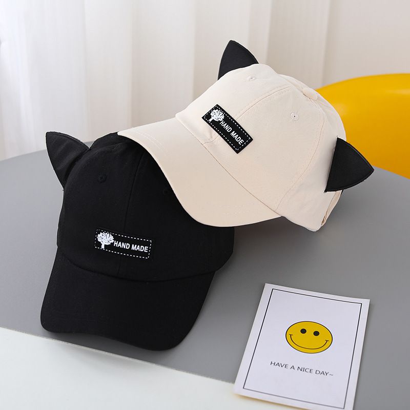 Orecchie di gatto carine (pane a forma di orecchio di gatto al vapore) occhiali da pilota berretto uomo e donna strada hip-hop moda divertente due indossare_voghion.com