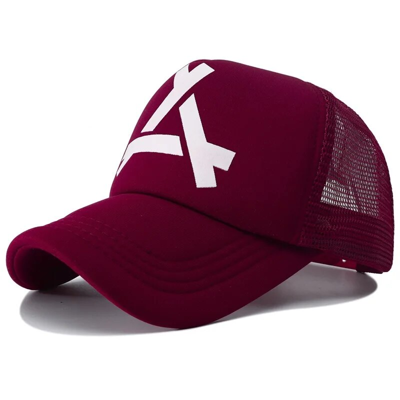 Nuovo cappello da camionista a 5 pannelli con testa grande, snapback, unisex, regolabile, in rete, per donne e uomini_voghion.com