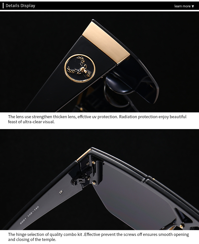 Gafas de sol Polarizador anti-UV antideslumbrante Gafas de sol para parejas_voghion.com