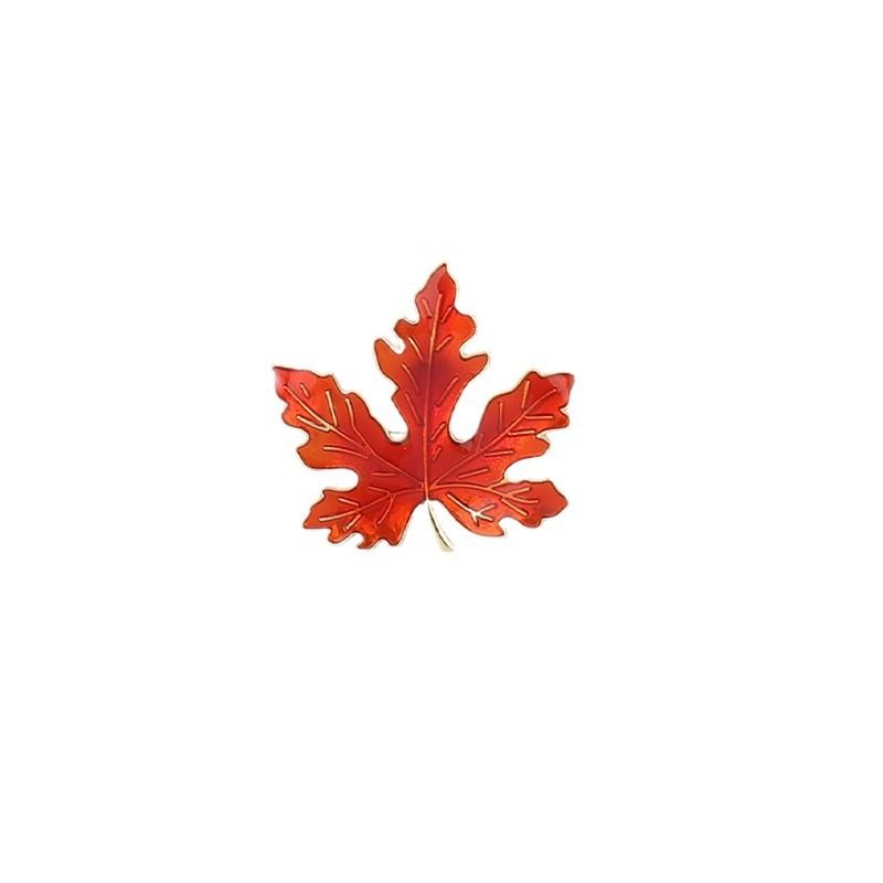 Autumn Sunflowers, Maple Leaf Brooch, New Trendy Personalized, High end Women's Pins, Elegant and Versatile Emblem_voghion.com
