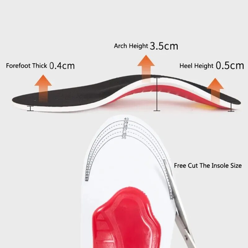 EVA Orthopedische Inlegzolen Schoenen Mannen Orthopedische Platte Voetboog voor Fasciitis Plantaris Inserts Voeten Massage Schoen Pad_voghion.com