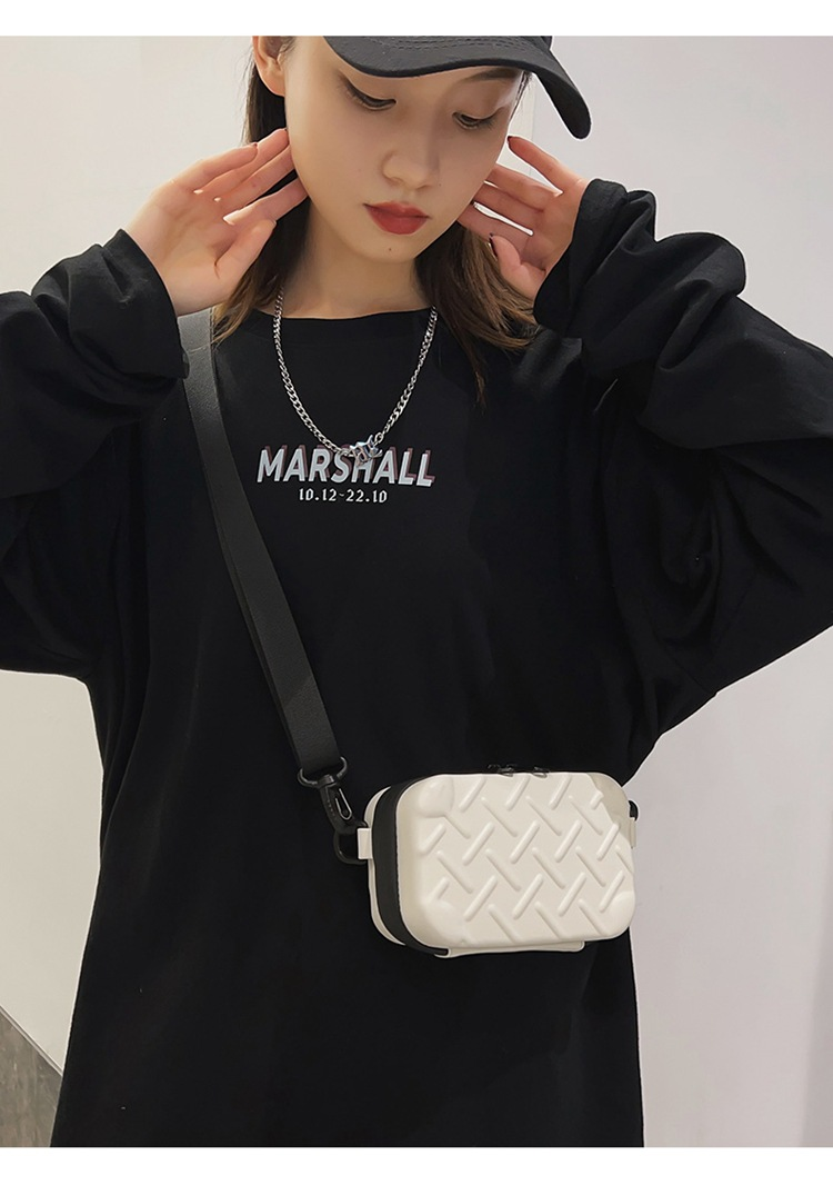 Bolsa transversal personalizada para homens, nova bolsa de ombro pequena com casca rígida em relevo, bolsa transversal texturizada de um ombro, bolsa quadrada pequena versátil para_voghion.com