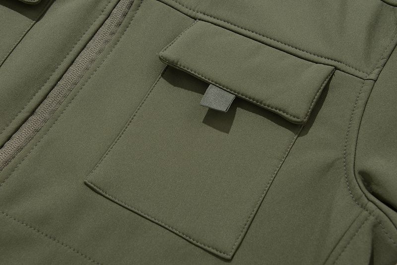 Men’s Softshell Jacket – Tactical Camo Windbreaker With Fleece Lining (S-3XL, 7 Colors)_voghion.com
