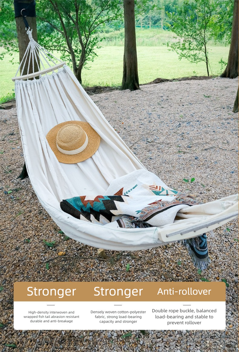 Hammock Outdoor Swing Summer Camping Anti-Tip Indoor Single Double Adult Dormitory Children's Hanging Chair_voghion.com